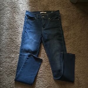 Levi's Skinny Blue Jeans Vintage Style